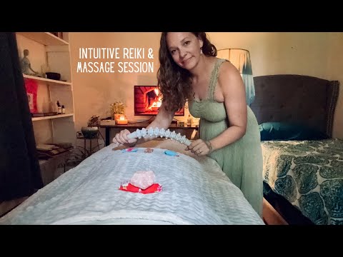 ASMR Reiki & Massage 💆🏼‍♀️ Intuitive Full Body Session | Reading, Cleansing & Healing Your Energy