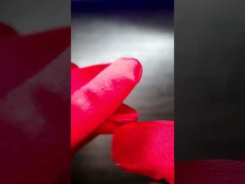 Magic Red Satin Gloves ASMR #asmrlikeasandbox #relax