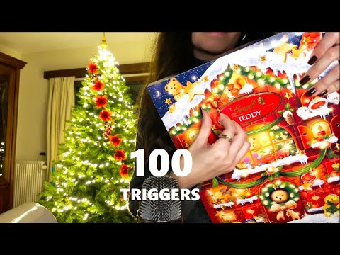 ASMR 100 Triggers in 1 Minute (Christmas Edition)