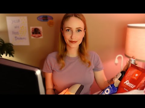 ✨The Friendly Check Out Girl~ Soft Spoken ASMR Role-Play ("Beep" + Many triggers!!^^)