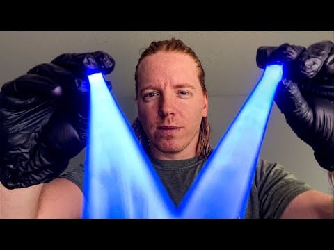 ASMR | One Minute ASMR Cranial Nerve Exam Compilation