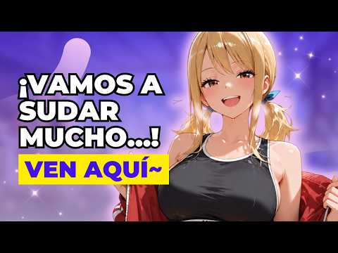 TU ENTRENADORA del GYM es ATR3VID4 y te T0C4 😳💋 ASMR Anime Roleplay