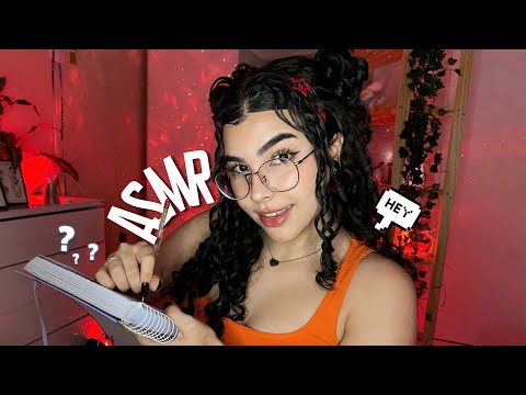 ASMR: FAZENDO PERGUNTAS ÍNTIMAS SOBRE A SUA PERSONALIDADE