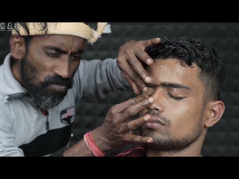 Head Massage With Neck Crack | ASMR Ear Massage and Forehead Massage