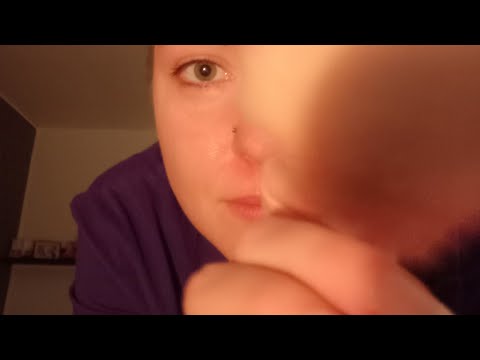 ASMR- Up-close face brushing and lens stipple (no talking)
