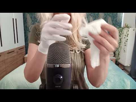 ASMR Pure Tingles:  White Gloves  (No Talking)