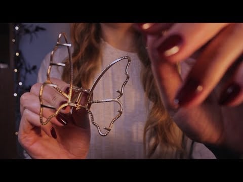 ASMR Clipping Your Hair Back ⭐ Clips, Pins & Hair Brushing (layered sounds, no talking)