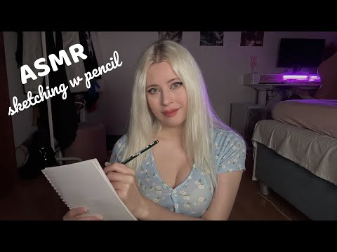 Sketching with Pencil ASMR