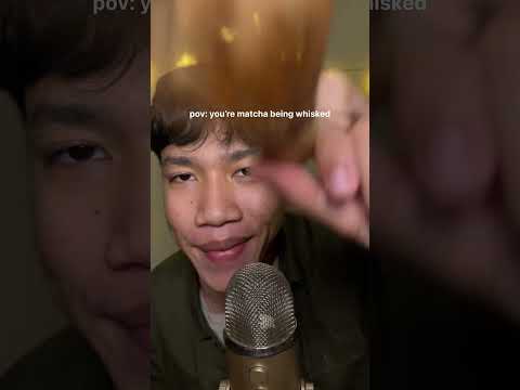 ASMR Matcha Whisk Mouth Sounds #asmr #mouthsounds #asmrsounds #asmrtingles #asmrvideo #shorts