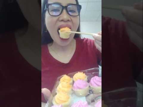 ONE TIME BITE CUP CAKE#mukbang #shortsfeed #challenge #food #everyone