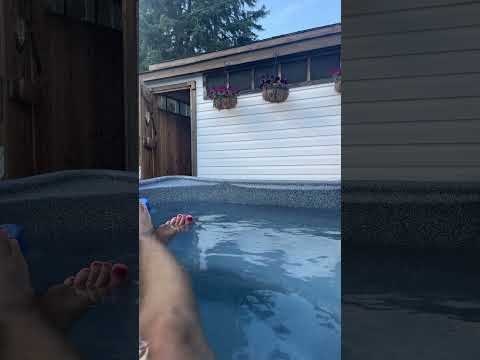 POV you’re relaxing in a hot tub on a private resort #pooldays
