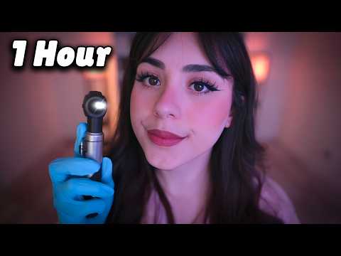 ASMR | 1 Hour of Otoscope Only Ear Exams (Compilation)
