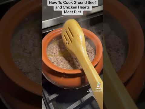 How To Cook Ground Beef and Chicken Hearts