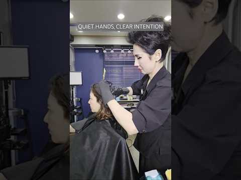 Hair Salon ASMR Visual & Auditory Activation #Digital Setting Perm for Bouncy, Long-Lasting Curls