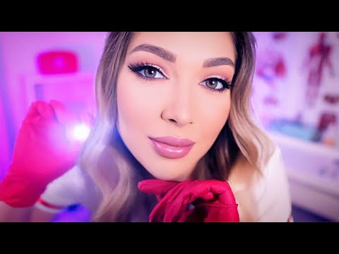 ASMR Flirty Nurse Examines Your HUGE...Bump 😳 (Medical Role Play, Cranial Nerve Exam)