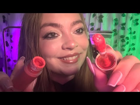 ASMR Doing Your Makeup To Get You Sleepy 💋💄💤 (personal attention, mouth sounds, etc)