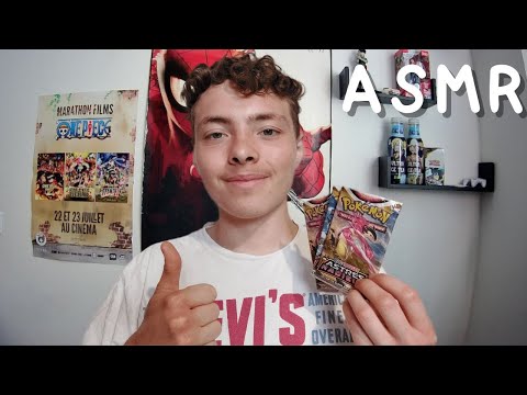ASMR FR:⭐️Ouverture de 3 boosters Pokémon⭐️(Astre Radieux #4)