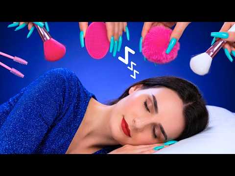 ASMR for when you need BACKGROUND SOUNDS 🎧 Mic Scratching , Tapping , Massage 😴 NO TALKING for Sleep