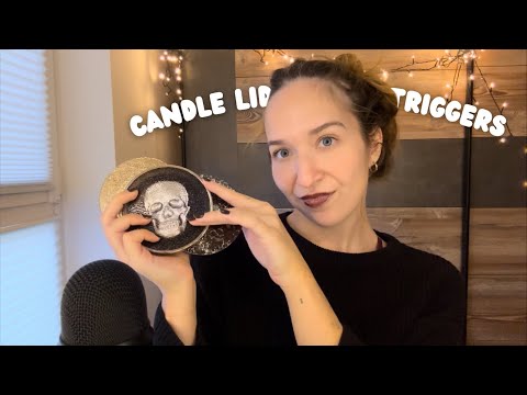 ASMR Candle Lid Triggers ✨ (Intense Tapping & Textured Scratching, Wood & Glass Sounds, No Talking)