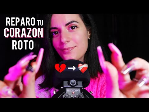 ASMR español REPARO tu corazón ROTO 💔 |Soft spoken|