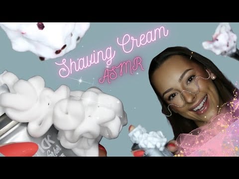 ASMR Shaving Cream! EXTREME Tingles for people who want to sleep!