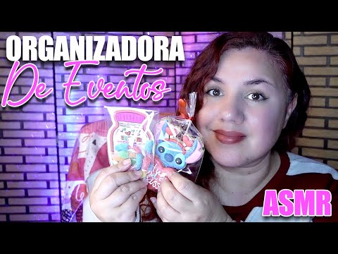 ASMR 🎊 Organizadora de EVENTOS 🎊 Roleplay | Sonidos de Teclado y Papel 💤