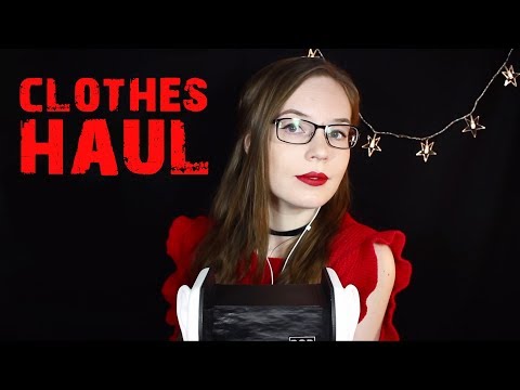 Romwe Clothing HAUL and DIY Fabric Scratching 🌟 Ear Massage and Whisper 🌟 Binaural HD ASMR