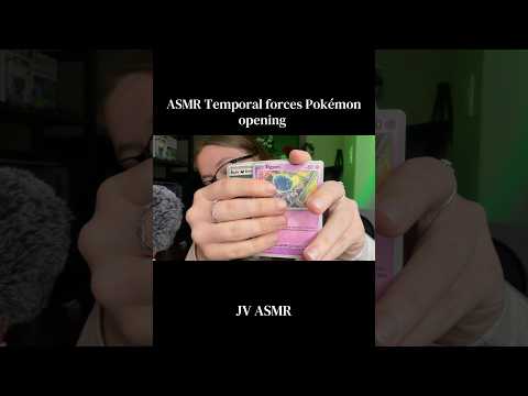 #asmr #pokemon #temporalforces #pokemoncards #cardopening #tingles #triggersforsleep #relax