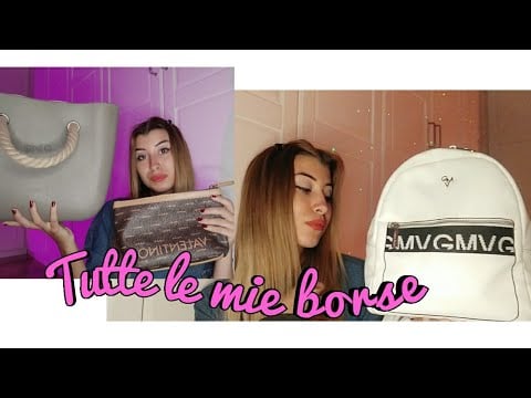 🇮🇹ASMR ITA• VI MOSTRO TUTTE LE MIE BORSE 👜,*aggiornamento* con tanto whispering