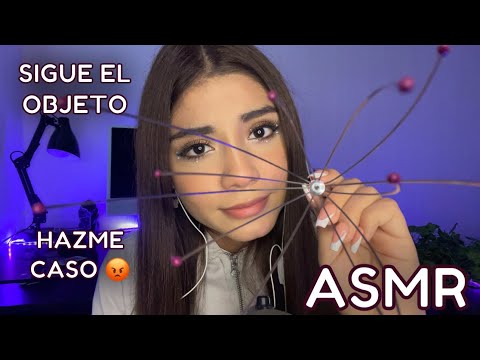 ASMR ESPAÑOL / SIGUE MIS INSTRUCCIONES o TE CASTIGO (caótico) muy relajante