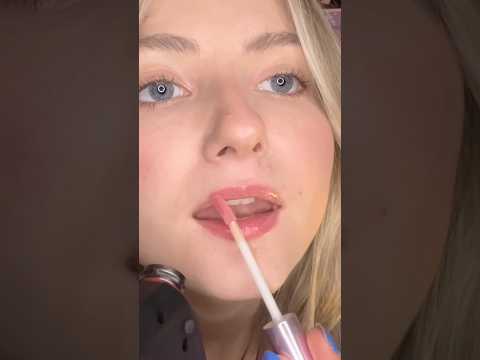 ASMR | applying lipgloss with mouth sounds #asmr #relax #mouthwhisper #sleep #tingles