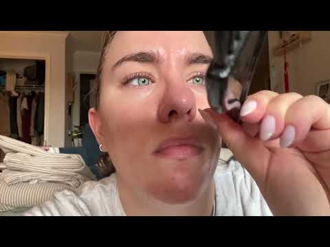 ASMR hair curling, styling and invisible clips no talking 