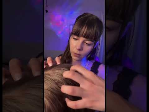 ASMR Girl who’s obsessed with you gives you a scalp massage 💆‍♀️ #asmr#asmrroleplay#asmrshorts