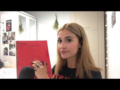 My First ASMR | Reading, Hair Brushing, Typing, etc