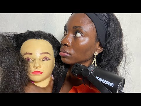 ASMR HAIR SCRATCHING ON QUINA’S HAIR- SOFT WHISPERS