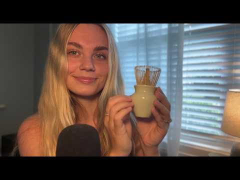 ASMR 🍵 | Matcha Set Haul + Sporadic Mic Scratching ✨