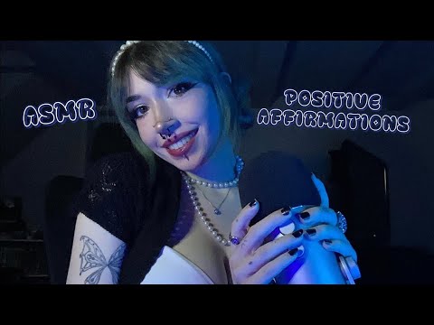 Positive Affirmations ASMR | Comforting Words, Mouth Sounds, Whispering