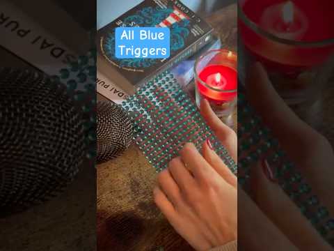 New gems and washi tapes 💙 Please ignore the camera stand leg in the last clip 😂🙈 #asmr