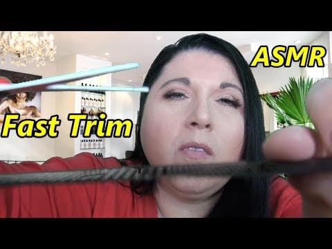 ASMR Quick Trim ✂ Fast Haircut Roleplay