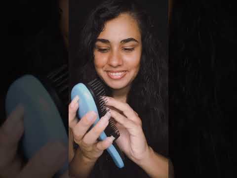 ASMR PENTEANDO O SEU CABELO!#asmr #viral #trigger #asmrvideo #tapping #cabelo #sono #shorts #short