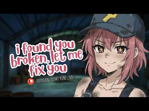 [ASMR]Tomboy Mechanic Repairs and Fixes Broken YOU | F4A Roleplay