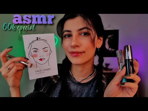 ASMR po polsku PIELĘGNACJA • MAKIJAŻ • MASAŻ GŁOWY 60k special ✨️