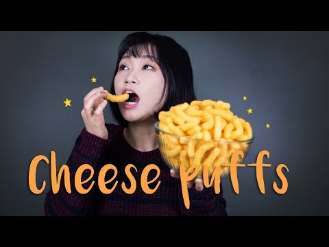 Amazing Crunchy Cheese Puffs eating ASMR no talk 크런치한 치즈과자 노토킹 이팅사운드