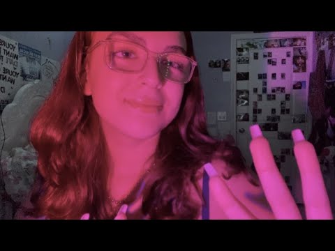 ASMR | lofi mouth sounds and hand movements + visuals