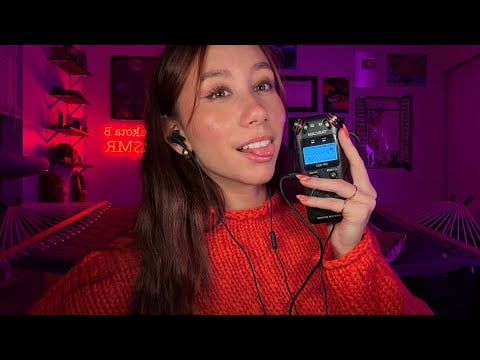 ASMR | Fast but Not Aggressive Mouth Sounds (TASCAM)