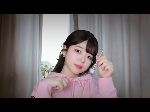 ASMR 집에 놀러온 일본인친구! 나무귀이개로 귀청소해주기│친구 귀청소│Earcleaning roleplay