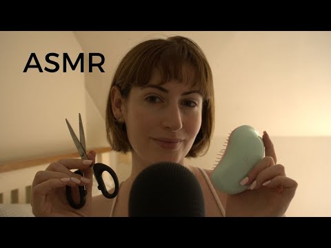 ASMR - RECADO IMPORTANTE + VIDEO PRA DAR SONO E RELAXAR - Roleplay: Corte de Cabelo | Solange Prata