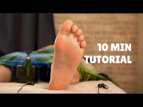 10分足つぼチュートリアル | 足裏片足5分の施術