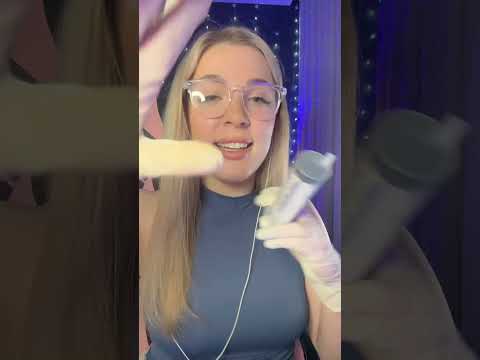 ASMR eye exam&cleaning 👁️💧🩺 #asmr #tingles #asmrshorts #relax #asmrsound #asmroleplay #relaxing