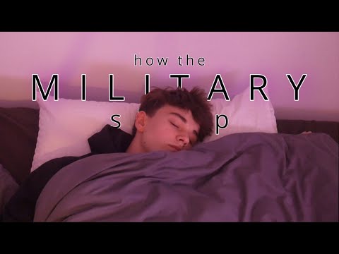 how the military fall asleep (under 4 mins) - ASMR